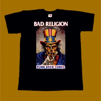 BAD RELIGION T-SHIRT - PUNK ROCK SONGS