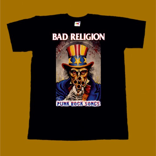 BAD RELIGION T-SHIRT - PUNK ROCK SONGS