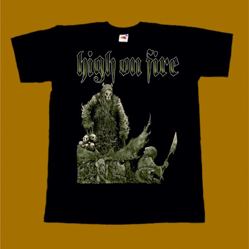 HIGH ON FIRE T-SHIRT - DEATH IS THIS COMMUNION