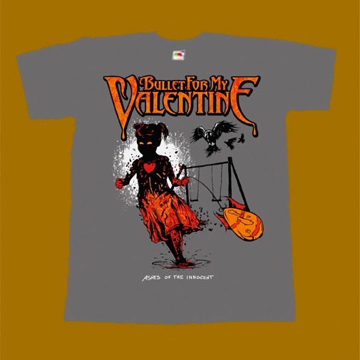 BULLET FOR MY VALENTINE T-SHIRT - ASHES OF THE INNOCENT