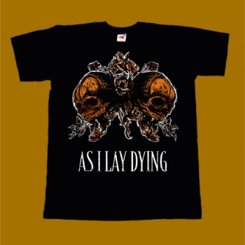 AS I LAY DYING T-SHIRT - SKULLS