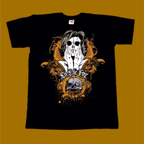 TO DIE FOR T-SHIRT - SKULL LADY