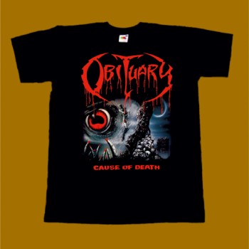 OBITUARY T-SHIRT - CAUSE OF DEATH