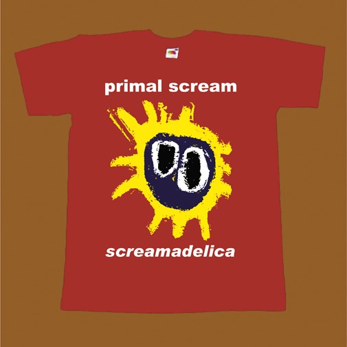 PRIMAL SCREAM T-SHIRT - SCREAMADELICA