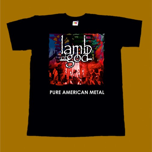 LAMB OF GOD T-SHIRT - PURE AMERICAN METAL