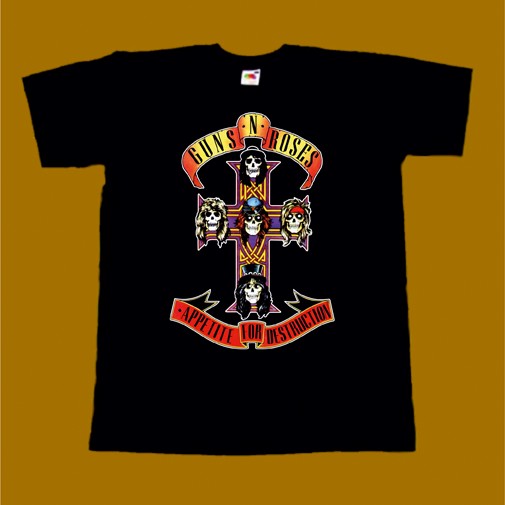 GUNS N ROSES T-SHIRT - APPETITE FOR DESTRUCTION 2