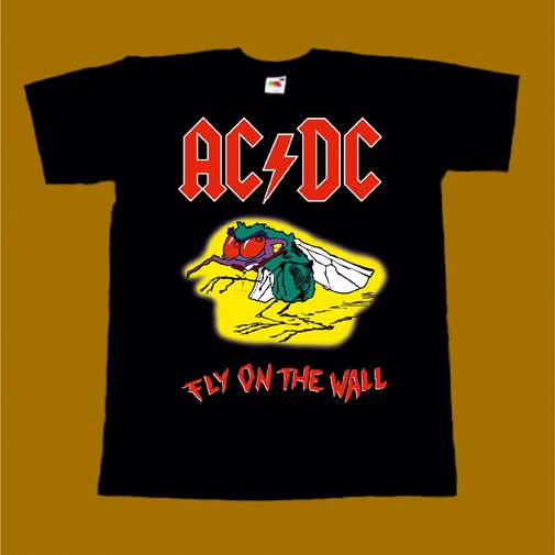 AC / DC T-SHIRT - FLY ON THE WALL 2