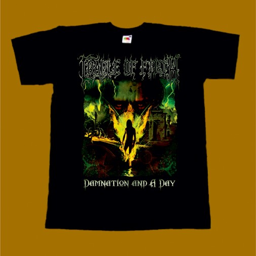 CRADLE OF FILTH T-SHIRT - DAMNATION AND A DAY
