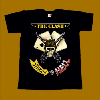 THE CLASH T-SHIRT - STRAIGHT TO HELL