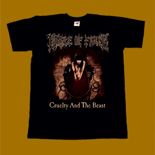 CRADLE OF FILTH T-SHIRT - CRUELTY AND THE BEAST