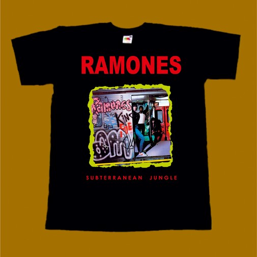 RAMONES T-SHIRT - SUBTERRANEAN JUNGLE