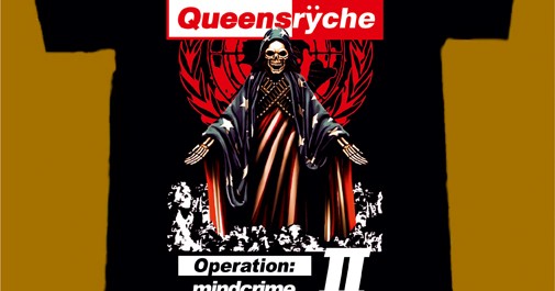 QUEENSRYCHE T-SHIRT - OPERATION MINDCRIME 2