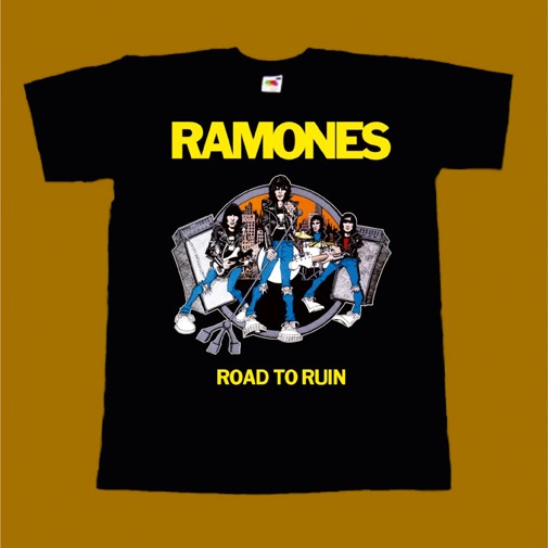 RAMONES T-SHIRT - ROAD TO RUIN 2