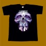 AS I LAY DYING T-SHIRT - PURPLE SKULL