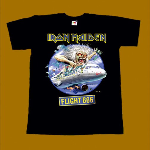 IRON MAIDEN T-SHIRT - FLIGHT 666