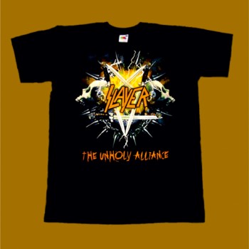 SLAYER T-SHIRT - THE UNHOLY ALLIANCE