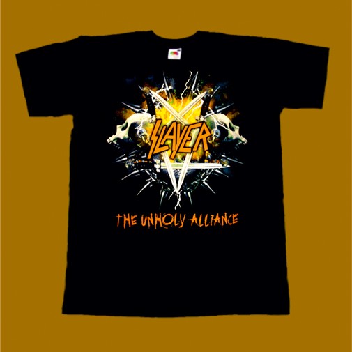 SLAYER T-SHIRT - THE UNHOLY ALLIANCE
