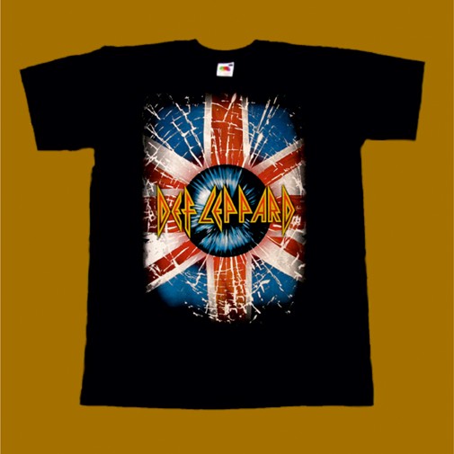 DEF LEPPARD T-SHIRT - FLAG