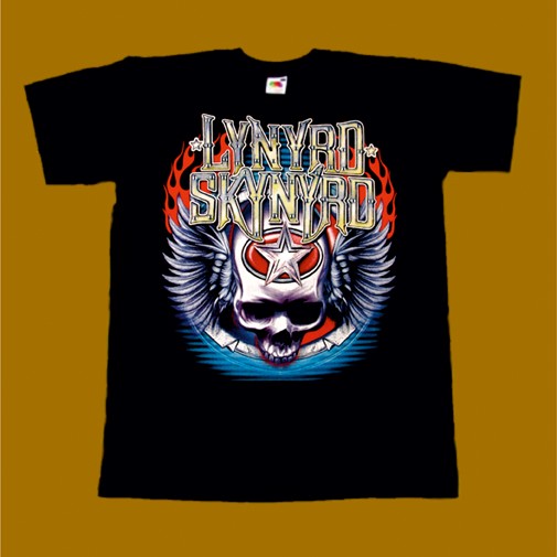 LYNYRD SKYNYRD T-SHIRT - SKULL