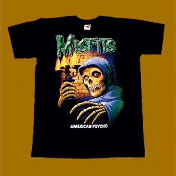 THE MISFITS T-SHIRT - AMERICAN PSYCHO