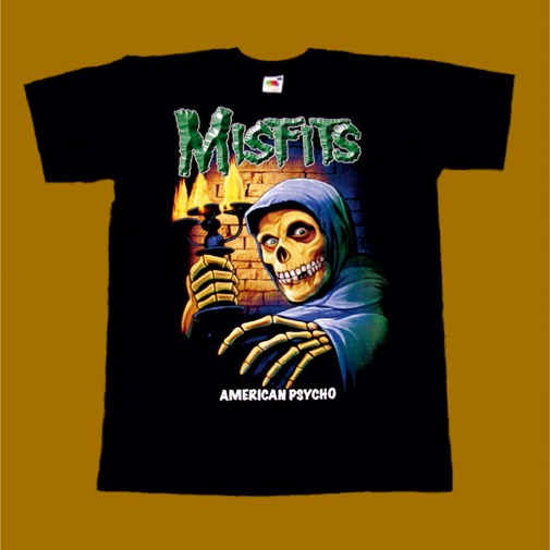 THE MISFITS T-SHIRT - AMERICAN PSYCHO