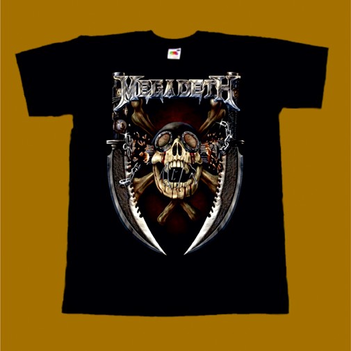 MEGADETH T-SHIRT - SKULL