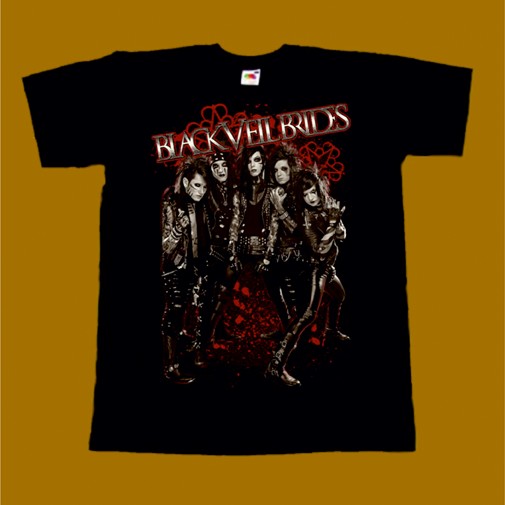 BLACK VEIL BRIDES T-SHIRT - BAND 3