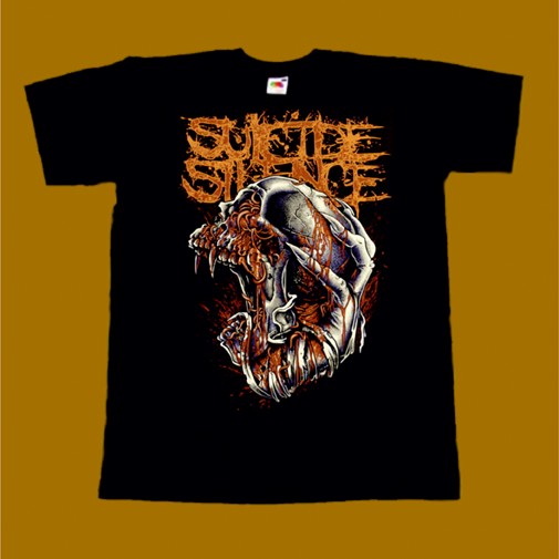 SUICIDE SILENCE T-SHIRT - SKULL 2