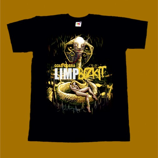 LIMP BIZKIT T-SHIRT - GOLD COBRA