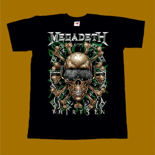 MEGADETH T-SHIRT - THIRT3EN