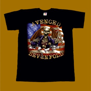 AVENGED SEVENFOLD T-SHIRT - FLAG