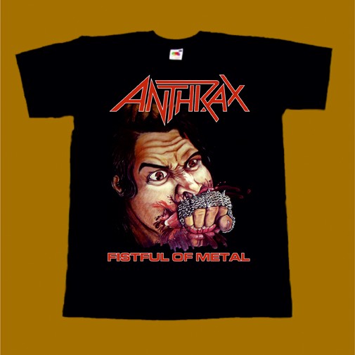 ANTHRAX T-SHIRT - FISTFUL OF METAL