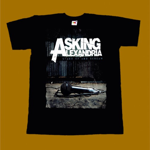 ASKING ALEXANDRIA T-SHIRT - STAND UP AND SCREAM
