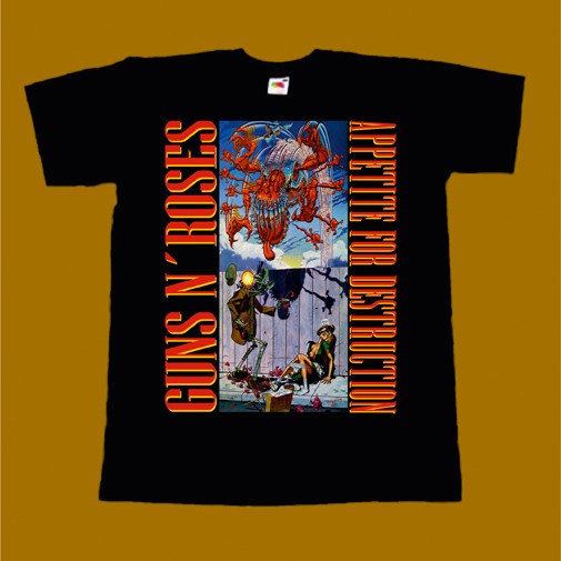 GUNS N ROSES T-SHIRT - APPETITE FOR DESTRUCTION 3