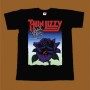 THIN LIZZY T-SHIRT - BLACK ROSE