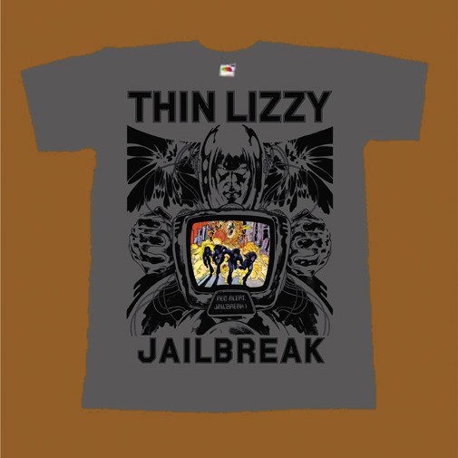 THIN LIZZY T-SHIRT - JAILBREAK