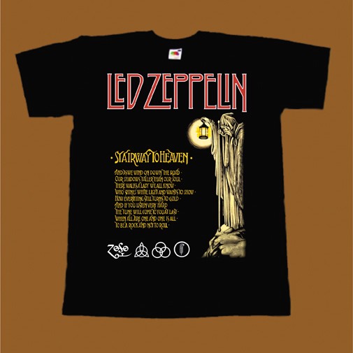 LED ZEPPELIN T-SHIRT - STAIRWAY TO HEAVEN