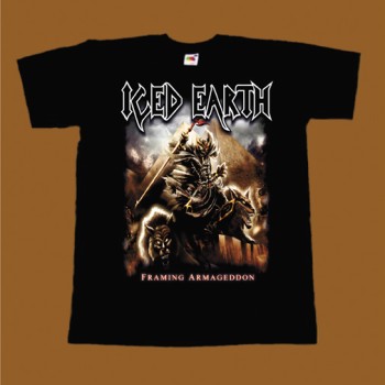 ICED EARTH T-SHIRT - FRAMING ARMAGEDDON
