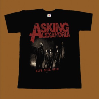 ASKING ALEXANDRIA T-SHIRT - LIFE GONE WILD