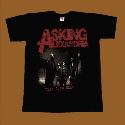 ASKING ALEXANDRIA T-SHIRT - LIFE GONE WILD
