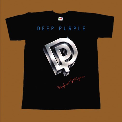 DEEP PURPLE T-SHIRT - PERFECT STRANGER
