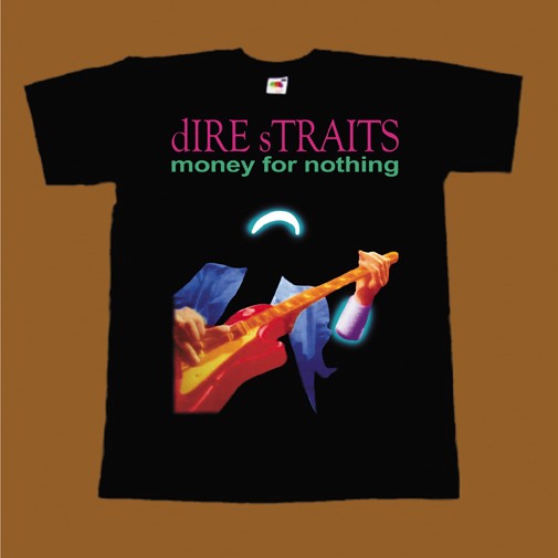 DIRE STRAITS T-SHIRT - MONEY FOR NOTHING