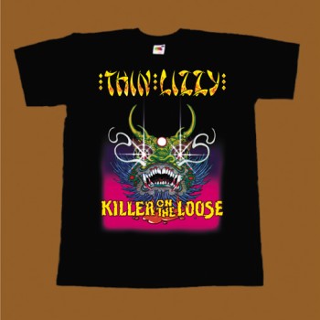 THIN LIZZY T-SHIRT - KILLER ON THE LOOSE