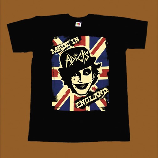 THE ADICTS T-SHIRT - MADE IN ENGLAND