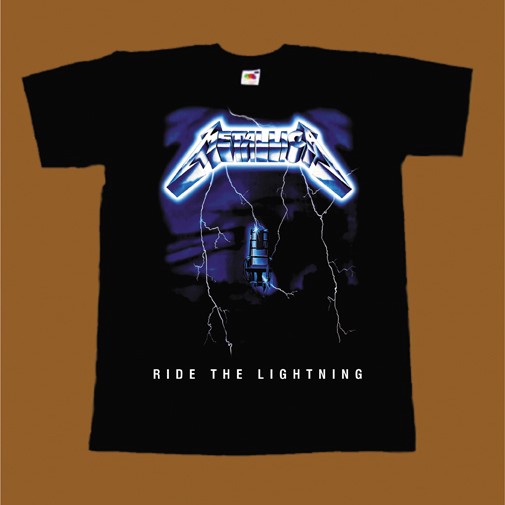 METALLICA T-SHIRT - RIDE THE LIGHTNING