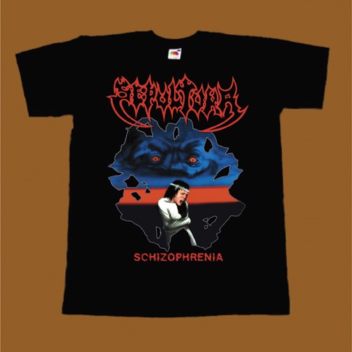SEPULTURA T-SHIRT - SCHIZOPHRENIA 2