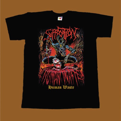 SUFFOCATION T-SHIRT - HUMAN WASTE