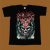 AS BLOOD RUNS BLACK T-SHIRT - SKULL