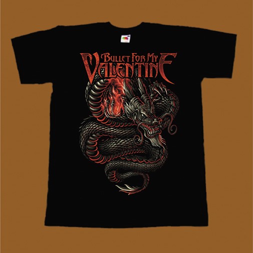 BULLET FOR MY VALENTINE T-SHIRT - DRAGON
