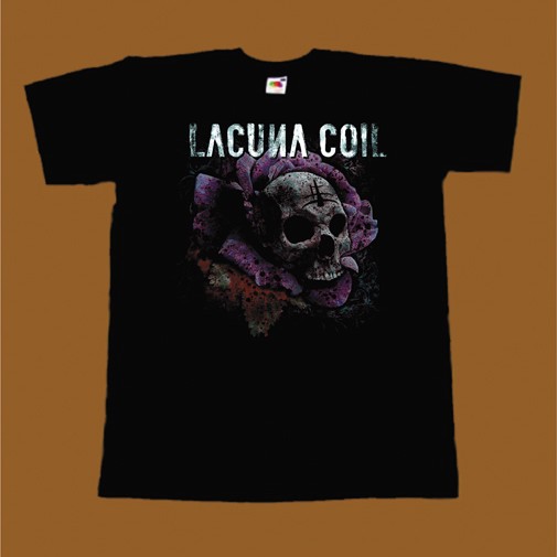 LACUNA COIL T-SHIRT - SKULL